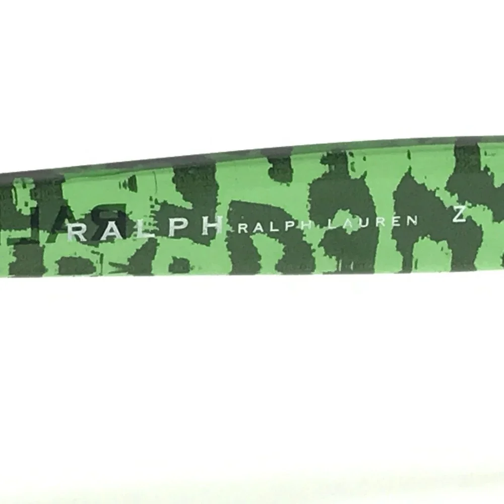 Ralph Lauren Sunglasses RA4108 494/T3 Gray Green Round Frames with Blue Lenses